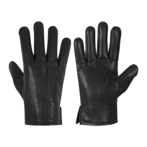 Mens Genuine Sheepskin Leather Dress <b>Gloves</b> Classic Black Winter Leather <b>Gloves</b> Soft Full Finger Formal <b>Gloves</b> OEM ODM Wholesale - Product Image 1