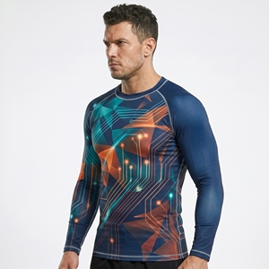 Nuevo Rashguard de MMA de la Mejor Calidad, Sublimado, Transpirable, Ecológico, de Secado Rápido, Antibacterial, para Hombre, Manga Larga, Profesional - Product Image 6