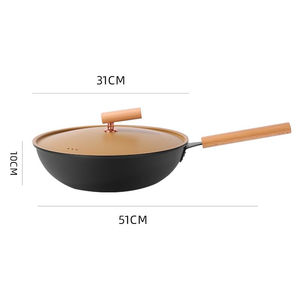 Cacerola poco profunda para chefs caseros, cacerola poco profunda con base ancha, bandeja para hornear poco profunda para lasagna y más - Product Image 4