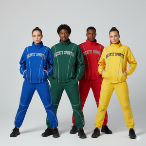 Ensemble de survêtement léger d'été en nylon imprimé personnalisé pour hommes Rexfit Sports – Vente en gros - Product Image 4