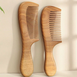 Indian Made Natural Quality Wooden Classic <b>Beard</b> Comb with Lice Comb Function for <b>Beard</b> <b>Care</b> and Home Use - Product Image 1