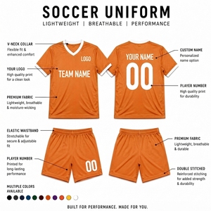 Custom Training Soccer Uniform OEM ODM Private <b>Label</b> Football Apparel Manufacturer Supplier - Product Image 6