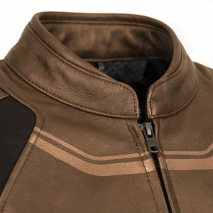 Veste de moto en cuir véritable pour homme de qualité supérieure, nouvelle arrivée, vestes de moto d'hiver, protections amovibles, personnalisables - Product Image 4