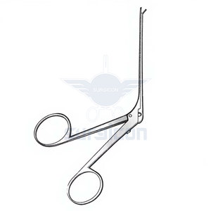 Micro Pinzas para Oído, Acabado Negro, 110 mm de Longitud de Eje, 0.9 mm de Longitud de Copa, 1.0 mm de Ancho de Copa, Precisión Quirúrgica ENT - Product Image 2