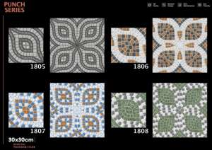 Baldosas de Cerámica Antideslizantes para Estacionamiento, Alfombra de Exterior de 300x300 mm, 30x30 cm, 12x12 Pulgadas, para Zonas de Estacionamiento Seguras - Product Image 4