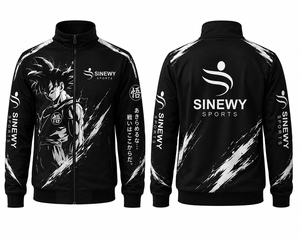 SINEWY SPORTS Chándal con cuello alto de Goku Ultra Instinct para adultos, ropa de otoño - Product Image 3