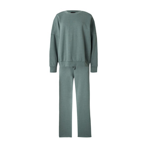 Sudadera de Cuello Redondo 100% Algodón Ecológico, Felpa, 380 GSM, Color Liso, Corte Regular, Pantalones de Dos Piezas para Mujer - Product Image 5