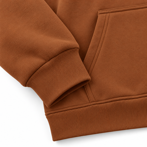 Hoodie surdimensionné personnalisé brodé pour l'hiver, en coton molletonné doux 450 g/m², vêtements streetwear haut de gamme, fabrication OEM ODM en gros - Product Image 6