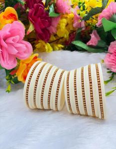 กำไลข้อมือเรซิ่นประดับหินหรูหรา ลายดอกไม้สีทอง ประดับคริสตัล ชุดกำไลขายส่ง งานฝีมือสำหรับงานปาร์ตี้ เครื่องประดับสำหรับผู้หญิง - Product Image 2