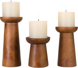 Designer Wooden Candle Holder Vintage Inspired Decorative Piece For Living Room Wedding Decor And Festive Celebrations - Product Image 6