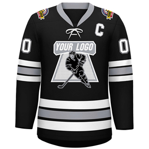 Tissu anti-déchirure pour maillot de hockey sur glace, vêtements de sport personnalisés, incluant des pantalons de hockey sur glace flexibles et une collection d'équipements d'équipe. - Product Image 5