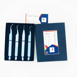 Pinzas para Pestañas Somofy Enterprises de Acero Inoxidable con Punta Suave, Juego de Precisión, Caja con Logotipo Personalizado, 10 mm, Agarre Perfecto, Papel Personalizado - Product Image 6