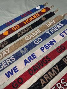 สายกระเป๋าถือลายปักมือรูปนกอินทรีสุดเท่ห์ ปรับระดับได้ สะพายข้างหรือสะพายไหล่ ประดับด้วยลูกปัดเม็ดเล็กๆ แบบสั่งทำพิเศษ - Product Image 5