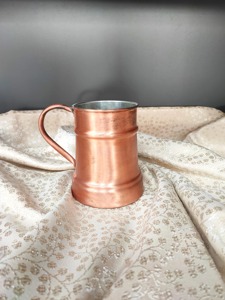 Verre à eau en cuivre FBA, vente chaude, verre à eau en cuivre artisanal, verre à eau en cuivre mat, verre à eau en cuivre pour usage industriel - Product Image 3