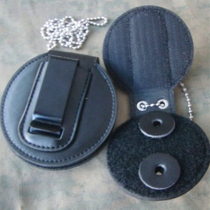 Wholesale Leather ID <b>Card</b> <b>Holder</b> <b>Wallet</b> Leather Badge <b>Holder</b> Purse - Product Image 6