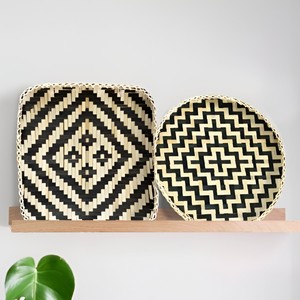 Square bamboo tray supplier sale hand-weaving trays luxury home wall <b>hanging</b> decor accessory - Product Image 5