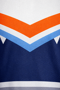 Camiseta de Hockey sobre Hielo para Hombre, Cuello en V, Manga Tres Cuartos, Rayas Sublimadas, 100% Poliéster, Absorbe la Humedad, Corte Regular, Ropa para Adultos - Product Image 4