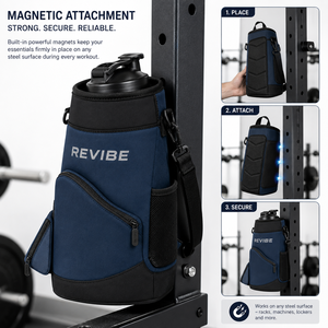 Bolsa Magnética para Equipo de Gimnasio, Organizador Compacto para Botellas y Accesorios de Gimnasio, Bajo MOQ, Fabricante Mayorista - Product Image 1