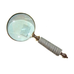 Aspecto antiguo Metal Diseño vintage Buena calidad Artesanía India Venta al por mayor Color bronce Lupa Nuevo diseño 2025 - Product Image 1