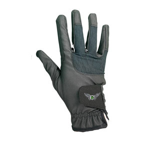 Gants d'équitation OEM pour hommes et femmes avec poignet réglable et paume antidérapante, gants d'équitation à doigts entiers - Product Image 3