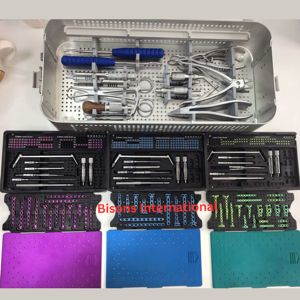 BISONS Wholesale Orthopedic Hand and Foot Surgery Plates and <b>Screws</b> 1.5mm 2.0mm 2.4mm Locking Plate System with Instruments - Product Image 1