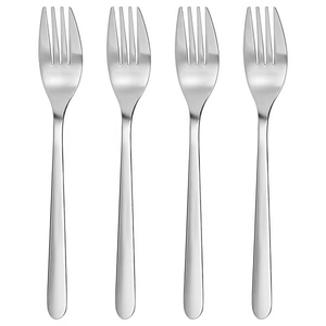 Ensemble de fourchettes en acier inoxydable, fourchettes à dessert et à légumes, design classique à prix abordable - Product Image 5