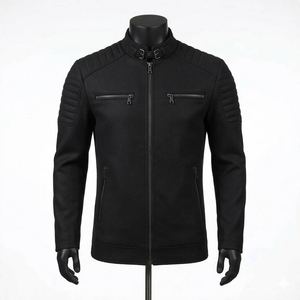 Chaqueta de Cuero Genuino al por Mayor para Hombre y Mujer, Chaquetas de Cuero de Estilo Vintage de Lujo Personalizadas OEM - Product Image 1