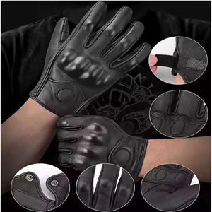 Gants de moto pour hommes et femmes, gants de moto à doigts entiers compatibles avec les écrans tactiles, respirants et durables pour la conduite, le cyclisme, l'escalade et la course - Product Image 5
