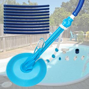 Aspiratore Automatico in PVC per Piscine, Vasche Idromassaggio e Piscine Esterne, Durevole, con 10 Tubi Blu - Product Image 6