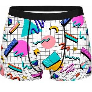 Mens Sublimated <b>Boxer</b> Briefs <b>Custom</b> Printed Polyester Underwear OEM ODM Quick Dry Breathable Factory Supplier Manufacturer Brand - Product Image 4