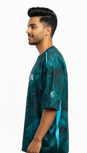 Camiseta Sublimada de Corte Regular, Estilo Casual Urbano para Hombre, Poliéster/Algodón, Transpirable - Product Image 3