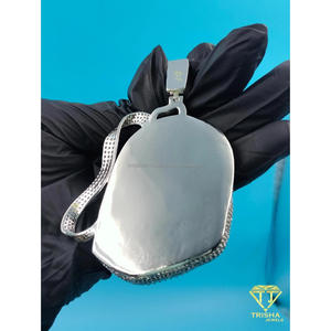 Pendentif de sac à dos Hip Hop avec inscription sécurisée, aspect diamant, luxe glacé, pendentif de sac à dos sécurisé, pendentif streetwear - Product Image 3