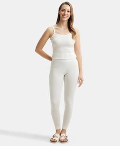 Women High Waist <b>Black</b> <b>Leggings</b> Slim Fit Knitted Cotton Winter Casual Solid Color Breathable Quick Dry Thermal Vintage Crop - Product Image 6