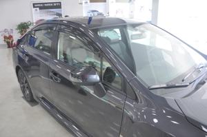 WRX 4dr (VA) 12~21 <b>Window</b> <b>Deflectors</b> Rain Visor Vent Visor Sun Visor PMMA Material 3M Tape Installation - Product Image 2