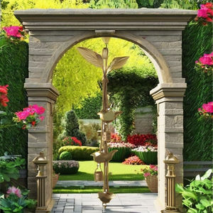 Cadena de 5 Campanas para Colgar en la Puerta con Cuentas y Campanas de Latón - Product Image 3