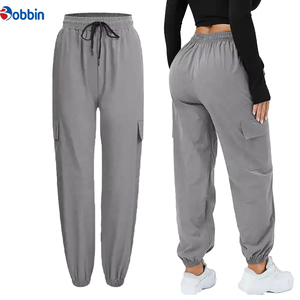 Premium Quality Women's Nylon Fleeced-Breathable Fashion-Clothing Custom Design <b>Drawstring</b>-Waist Flap-Pockets Cargo Pant <b>Trouser</b> - Product Image 5