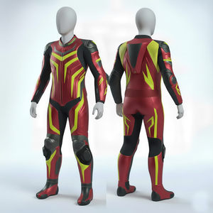 Trajes de Carreras 2026 Impermeables, Resistentes al Fuego y Transpirables para Entrenamiento de Motociclismo, Chaquetas de Motocicleta de Cuero Genuino para Niños - Product Image 3