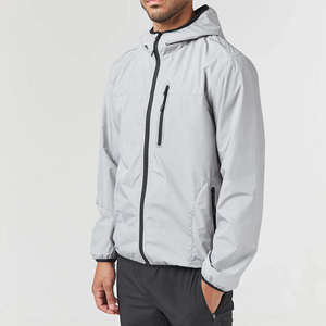 Chaqueta Deportiva Ligera Cortavientos con Cremallera, Impermeable, Transpirable para Hombre - Product Image 5