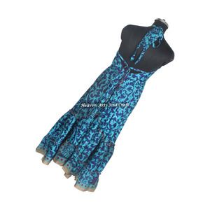 Nuevo Vestido de Seda Sari Indio Vintage para Damas, Elegante Vestido de Noche Bohemio de Manga Larga, Tendencia en el Mercado Italiano para Cenas Femeninas - Product Image 3