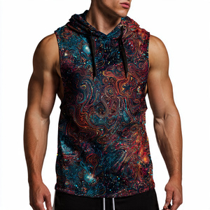 Chaleco Deportivo de Punto con Capucha para Mujer, Sin Mangas, con Bolsillos, para Gimnasio y Entrenamiento Muscular - Product Image 6