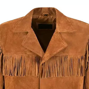 2026 Fashion Men's Leather <b>Jackets</b> Winter <b>Suede</b> Solid Color Eco-Friendly Waterproof Slim Casual <b>Jacket</b> - Product Image 2
