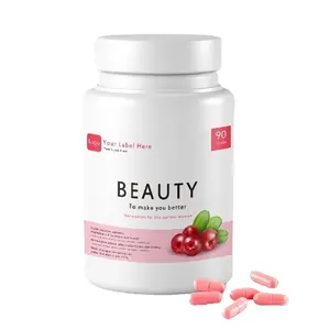 Cranberry Extract Met Marine Collageen Peptide Extract Capsule Custom Label Beauty Producten Huid Witter Capsules