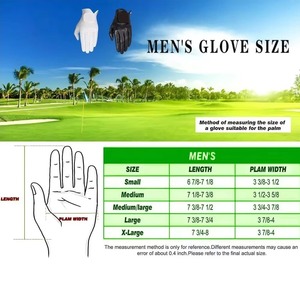 Guantes de Golf Blancos Hechos a Medida para Adultos, Profesionales, de Verano, Lavables, Transpirables, que Absorben la Humedad, de Cuero Genuino y Tela Suave - Product Image 6