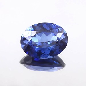 Saphir bleu naturel ovale, pierre précieuse de qualité supérieure, pour la fabrication de bijoux et de bagues. - Product Image 5