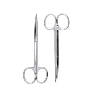 Instruments dentaires chirurgicaux TC de qualité supérieure, ergonomiques, en argent, courbés et pointus, pour ponts osseux, type ciseaux - Product Image 1