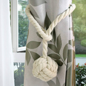 Home Decorative Rope <b>Curtain</b> Tieback Factory Wholesale <b>Curtain</b> <b>Tie</b> <b>Backs</b> Decorative Tieback Best Selling - Product Image 1