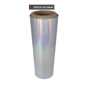 Película Holográfica Arcoíris de Alta Calidad, Ecológica, PET, Adhesivo Personalizado Anti-Falsificación - Product Image 3