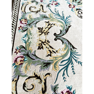 Direct Factory Sale Luxurious <b>Hand</b> <b>Tufted</b> Wool Area <b>Rug</b> Multi-Coloured Embroidered Pattern Fur Floor Decoration Home Living Room - Product Image 1