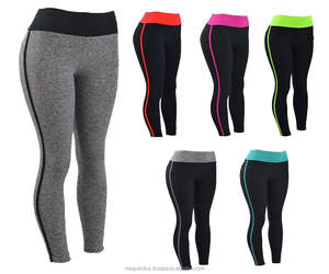 Mallas deportivas de cintura alta para mujer, diseño personalizado, transpirables, sin costuras, para Yoga, ropa activa, gimnasio, pantalones para correr, todos los tamaños disponibles - Product Image 1