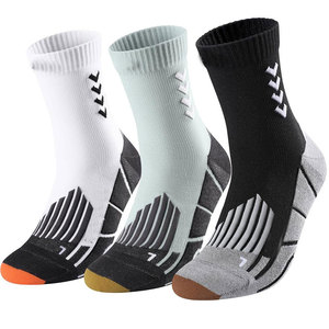 Blue Knee High <b>Compression</b> <b>Socks</b> Breathable Woven Anti-bacterial Spandex/Nylon/Cotton Solid Pattern <b>Running</b> Sports <b>Socks</b> Adults - Product Image 6